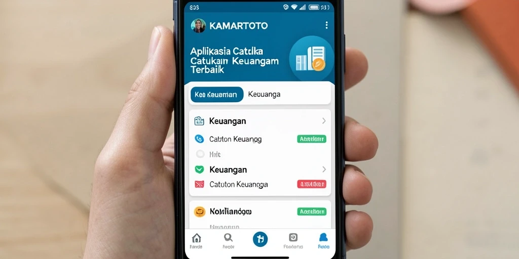 Tampilan antarmuka KAMARTOTO yang sederhana dan fungsional.