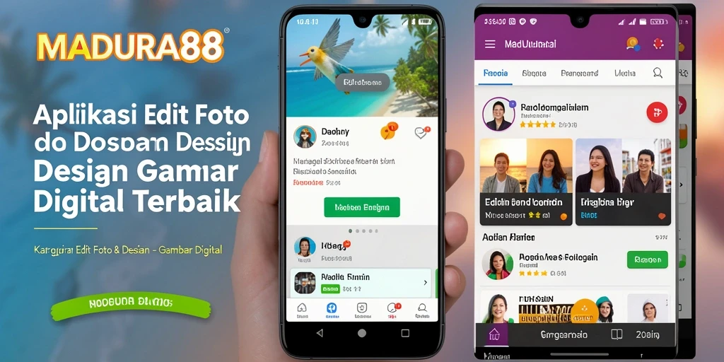 Antarmuka pengguna aplikasi MADURA88 yang intuitif dan menarik.